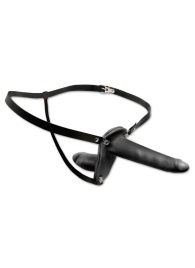 Женский страпон с вагинальной пробкой Double Penetrix Strap-on - 15 см. - Pipedream - купить с доставкой в Хабаровске