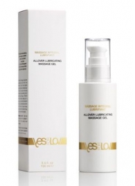 Массажный гель-смазка на силиконовой основе Allover Massage Gel - 100 мл. - YESforLOV - купить с доставкой в Хабаровске