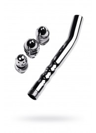 Металлический анальный душ с тремя насадками - ToyFa - купить с доставкой в Хабаровске