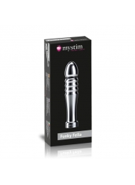 Ребристый фаллоимитатор для электростимуляции Funky Fella Rill Dildo - 13 см. - MyStim - купить с доставкой в Хабаровске