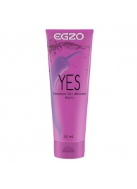 Согревающий лубрикант на водной основе Egzo Yes - 50 мл. - EGZO - купить с доставкой в Хабаровске