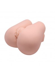 Реалистичный мастурбатор с вибрацией и двумя тоннелями - вагиной и анусом - Baile - в Хабаровске купить с доставкой