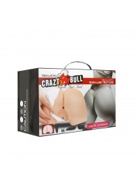 Вагина и попка с вибрацией CRAZY BULL - Baile - в Хабаровске купить с доставкой