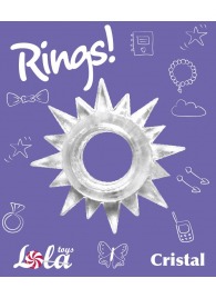Прозрачное эрекционное кольцо Rings Cristal - Lola Games - в Хабаровске купить с доставкой