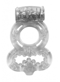 Прозрачное эрекционное кольцо Rings Treadle с подхватом - Lola Games - в Хабаровске купить с доставкой