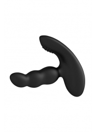 Черный силиконовый стимулятор простаты Levett Nitoc с пультом ДУ - Levett - в Хабаровске купить с доставкой