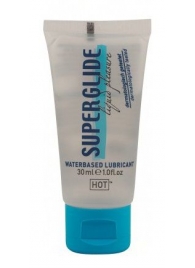 Гель-смазка на водной основе для чувствительной кожи Superglide - 30 мл. - HOT - купить с доставкой в Хабаровске
