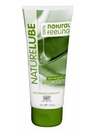 Смазка на водной основе с алоэ вера Nature Lube - 30 мл. - HOT - купить с доставкой в Хабаровске