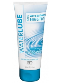 Лубрикант на основе чистой родниковой воды WaterLube - 100 мл. - HOT - купить с доставкой в Хабаровске