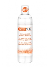 Гель-смазка 2-в-1 MASSAGE   LUBRICANT GUARANA - 300 мл. - Waterglide - купить с доставкой в Хабаровске