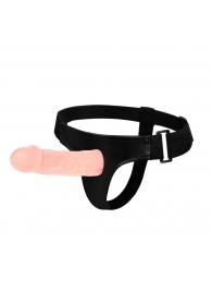 Телесный фаллоимитатор на трусиках Jessica Strap-On - 15,5 см. - Baile - купить с доставкой в Хабаровске