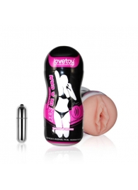 Мастурбатор-вагина Sex In A Can Vibra Vagina Tunnel - Lovetoy - в Хабаровске купить с доставкой