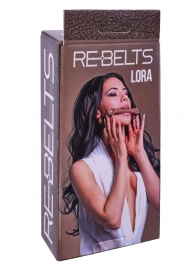 Кляп-трензель Lora с металлическими кольцами - Rebelts - купить с доставкой в Хабаровске