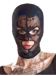 Кружевная маска-балаклава с отверстиями для глаз и рта - Orion - купить с доставкой в Хабаровске