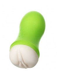 Мастурбатор-вагина A-Toys в зеленой колбе - A-toys - в Хабаровске купить с доставкой