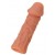 Телесная реалистичная насадка KOKOS Extreme Sleeve 05 с дополнительной стимуляцией - 12,7 см. - KOKOS - в Хабаровске купить с доставкой