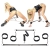 Комплект наручников и наножников с распорками Spread  em Bar and Cuff Set - Pipedream - купить с доставкой в Хабаровске