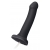 Черный фаллос с имитацией эякуляции Silicon Cum Dildo L - 19,6 см. - Strap-on-me - купить с доставкой в Хабаровске