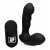 Черный стимулятор простаты Alpha-Pro 7X P-Milker Silicone Prostate Stimulator with Milking Bead - XR Brands - в Хабаровске купить с доставкой