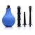 Анальный душ с 3 насадками Premium One-way Valve Anal Douche Set - XR Brands - купить с доставкой в Хабаровске