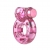 Розовое эрекционное виброкольцо Pink Bear - Baile - в Хабаровске купить с доставкой