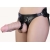 Гигантский фаллоимитатор на присоске в комплекте с трусиками - 26 см. - LOVETOY (А-Полимер) - купить с доставкой в Хабаровске