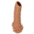 Телесная насадка с усиками и открытой головкой Nude Sleeve L - 14 см. - KOKOS - в Хабаровске купить с доставкой