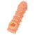 Телесная закрытая насадка с пупырышками Cock Sleeve Size L - 17,6 см. - KOKOS - в Хабаровске купить с доставкой