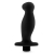 Черный анальный вибромассажёр Silicone Vibrating Prostate Massager 02 - 10,8 см. - Blush Novelties - в Хабаровске купить с доставкой