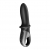 Черный анальный вибратор Hot Passion с функцией нагрева - Satisfyer - в Хабаровске купить с доставкой
