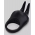 Черное эрекционное виброкольцо Sensation Rechargeable Vibrating Rabbit Love Ring - Fifty Shades of Grey - в Хабаровске купить с доставкой