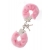 Металлические наручники с розовой меховой опушкой METAL HANDCUFF WITH PLUSH PINK - Dream Toys - купить с доставкой в Хабаровске