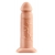 Телесный реалистичный фаллоимитатор с полостью Silicone Hollow Extension - 20 см. - Pipedream - купить с доставкой в Хабаровске