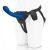 Синяя насадка Remote Control P-Spot G-Spot с черными трусиками - 20 см. - Pegasus - купить с доставкой в Хабаровске