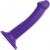 Фиолетовый фаллоимитатор-насадка Strap-On-Me Dildo Dual Density size M - 18 см. - Strap-on-me - купить с доставкой в Хабаровске