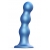 Голубая насадка Strap-On-Me Dildo Plug Balls size S - Strap-on-me - купить с доставкой в Хабаровске