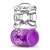 Фиолетовое эрекционное виброкольцо Pleaser Rechargeable C-Ring - Blush Novelties - в Хабаровске купить с доставкой
