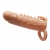 Телесная удлиняющая насадка Penis Sleeve Emmitt - 17 см. - Baile - в Хабаровске купить с доставкой