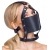 Черный намордник с кляпом-шаром Head Harness With A Gag - Orion - купить с доставкой в Хабаровске