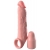 Телесная насадка-удлинитель 2 Inch Silicone X-tension with Strap - 20,3 см. - Pipedream - в Хабаровске купить с доставкой