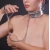 Серебристый ошейник из искусственной кожи - Sitabella - купить с доставкой в Хабаровске