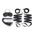 Эротический набор 4PC Bondage Bed Strap   Flogger Kit - Lux Fetish - купить с доставкой в Хабаровске