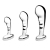Набор из 3 стальных стимуляторов простаты Stainless Steel P-spot Training Set - b-Vibe - в Хабаровске купить с доставкой