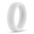 Белое люминесцентное эрекционное кольцо Silicone Glo Cock Ring - Blush Novelties - в Хабаровске купить с доставкой