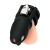 Черная клетка для пениса Silicone Small 2 in Cock Cage With Ball Divider - BlueLine - купить с доставкой в Хабаровске