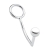 Кольцо на пенис с анальным стимулятором Stainless Steel Anal Hook   Cock Ring - BlueLine - в Хабаровске купить с доставкой