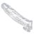 Прозрачная насадка для увеличения члена Realistic Clear Penis Enhancer and Ball Stretcher - 20,3 см. - XR Brands - в Хабаровске купить с доставкой