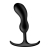 Черный массажер простаты с утяжелителями Premium Silicone Weighted Prostate Plug Medium - 16,3 см. - XR Brands - в Хабаровске купить с доставкой