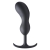 Черный массажер простаты с утяжелителями Premium Silicone Weighted Prostate Plug XL - 20,8 см. - XR Brands - в Хабаровске купить с доставкой