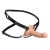 Телесный полый страпон 2  Erection 28X Smooth Vibrating Silicone Penis Sheath - 16 см. - XR Brands - купить с доставкой в Хабаровске